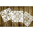 thumbnail image 2 of Obuy Juego De Plantillas (12 X 12 Pulgadas) Plantilla De Pintura Cortada Con Láser Para Azulejos De Pared, Tela, Plantillas De Madera, Plantilla Reutilizable (Paquete De 3) (Ph-1), 2 of 5