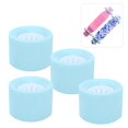 thumbnail image 4 of Rueda de tabla larga resistente y duradera de color azul claro/rosa/verde claro 4 piezas/juego de ruedas de monopatín accesorios de repuesto para monopatín Fugacal Otros, 4 of 8