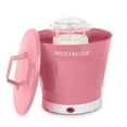 thumbnail image 1 of Machine à pop-corn électrique Nostalgia et seau, rose corail, 1 of 5