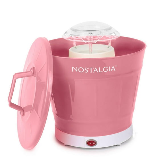 Hot Air Popcorn Maker and Bucket, Coral Pink