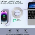 thumbnail image 5 of For iPhone Fast Charger【Apple MFi Certified】 Dual Port Wall Charger Block with 6FT Lightning Cable Compatible For iPhone 14/14 Pro/14Pro Max/13/13 Pro/12/12 Pro/12 Pro Max/11/Xs Max/XR/X, 5 of 6