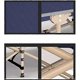 thumbnail image 5 of Foldable camping bed for family, household, office, stealth bed, portable folding chairs, blue 1906735cm, 5 of 5