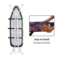 thumbnail image 4 of HELLHERO Iron Board Cover Colorful Floral Pattern Easy Fit Elastic Edge Ironing Board Covets for Home Ironing, 4 of 5
