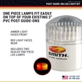 thumbnail image 4 of Kit de luces LED CE Smith 27656A Post Guide-On para remolques de barcos, 4 of 6