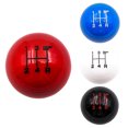 thumbnail image 3 of Walbest 1 Pack Car Gear Shift Knob, 5-Speed Acrylic Ball Modified Gear Stick Head Knob for Universa Car, Blue, 3 of 7