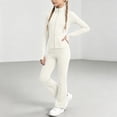 thumbnail image 3 of RFQWOVSR Girls Ballet Long Sleeve Zipper Jacket Set Dance Performance Outfit 3-4 Years, 3 of 7