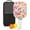 White-4, variant on Pickleball Paddles Set Of 1, Fiberglass Surface, Butterfly Print, 1 Paddle, 2 Balls & Bag