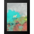 thumbnail image 2 of Ogren, Sarah 14x18 Black Modern Framed Museum Art Print Titled - One Horse, 2 of 5