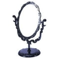 thumbnail image 1 of Tabletop Swivel Makeup Mirror Plastic Frame Embossed with Rose Vintage Dressing Mirror, 1 of 8