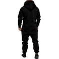thumbnail image 3 of LAICAIW Combinaison à Capuche pour Hommes, Pyjama une Pièce à Fermeture Éclair, Combinaison de Jogging, 3 of 6