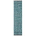 thumbnail image 5 of SAFAVIEH Montauk Kelsey Distressed Cotton Area Rug, Turquoise/Black, 4' x 6', 5 of 10
