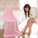 thumbnail image 5 of Toalla de Baño Grande de Terciopelo de 70 X 140 Cm, Gruesa, Suave y Absorbente, de Poliéster, para Hombre y Mujer | Diseño de Cuadros Azules y Blancos | Toalla de Playa, Toalla de Secado Rápido, para, 5 of 6