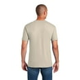 thumbnail image 3 of Gildan Men's Short Sleeve Crew T-Shirt - 100 Cotton, Sand, Sizes S-3XL, Crafting Tee, 3 of 5