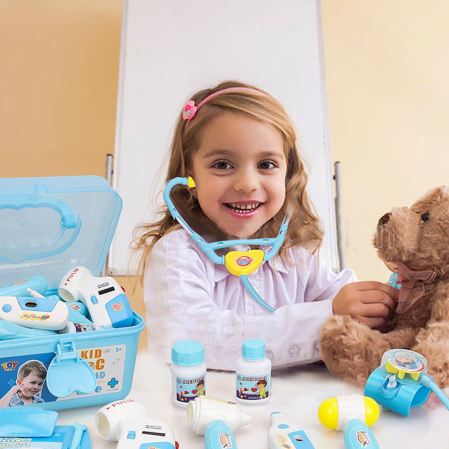 Buy TOY Life Toy Doctor Kit for Kids Doctor Playset, 45pcs Dentist Kit