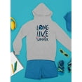 thumbnail image 3 of Long Live Summer Hoodie Juniors -Image by Shutterstock,  x-Large, 3 of 4