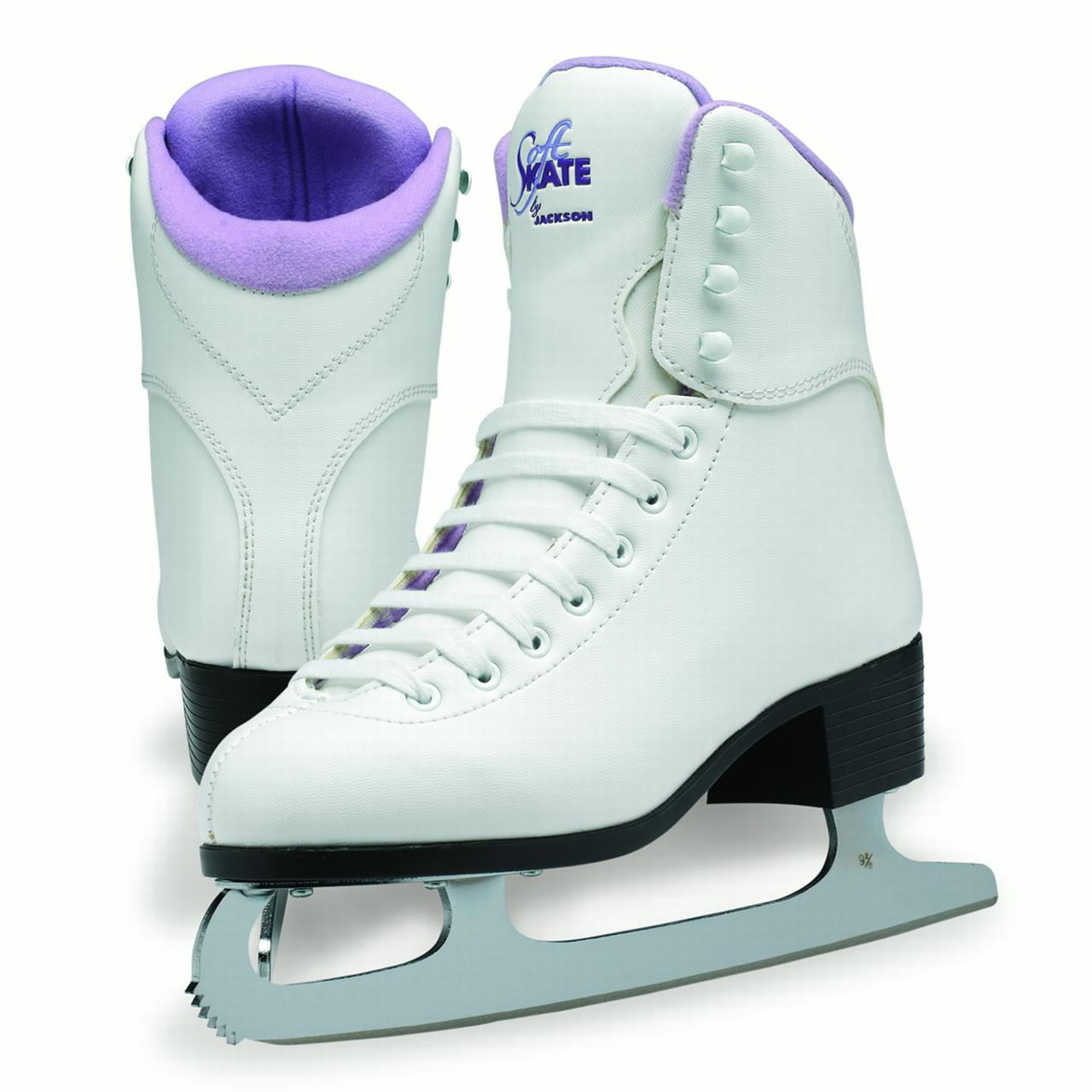 Jackson 180 JS180 SoftSkate Women's White Fleece Figure Ice Skates New 