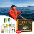 thumbnail image 2 of 24 Piece Fishing Countdown Set Metal Blind Tackle Kit for Outdoor Angling for Teens and Adults, 2 of 5