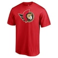 thumbnail image 2 of Men's Red Ottawa Senators Primary Logo Team T-Shirt, 2 of 3