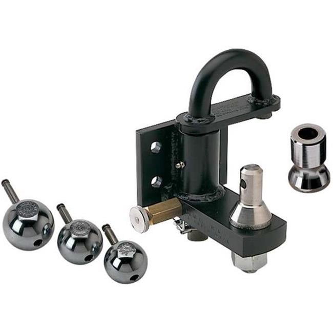 ConvertABall CDCPH1 BoltOn Pintle Hitch with 3 Stainless Balls