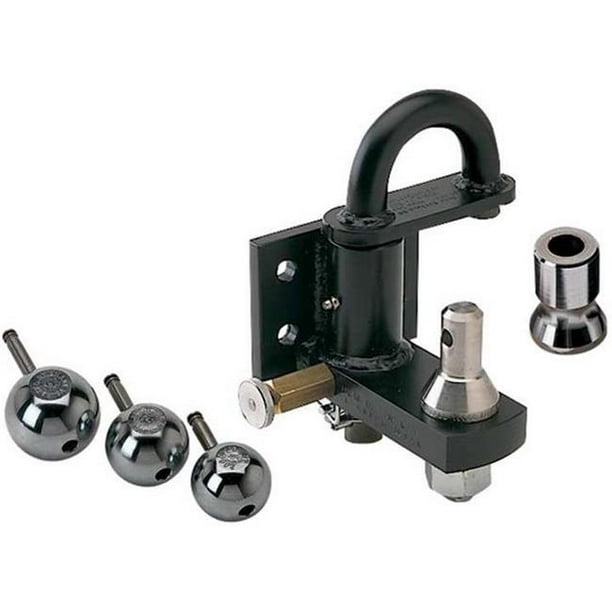 ConvertABall CDCPH1 BoltOn Pintle Hitch with 3 Stainless Balls
