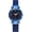 Blue, variant on Fashion Simple Womens Watch Stainless Steel Magnetic Mesh Band Bracelet Waterproof Bracelet Dress Watches