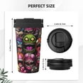 thumbnail image 3 of KLL Monstrous Cartoon Characters Pattern Stainless Steel Vacuum Insulated Tumbler - Carry Insulated Coffee Mug - Reusable Insulated Cold Brew Iced Coffee Cup Thermos, 3 of 8