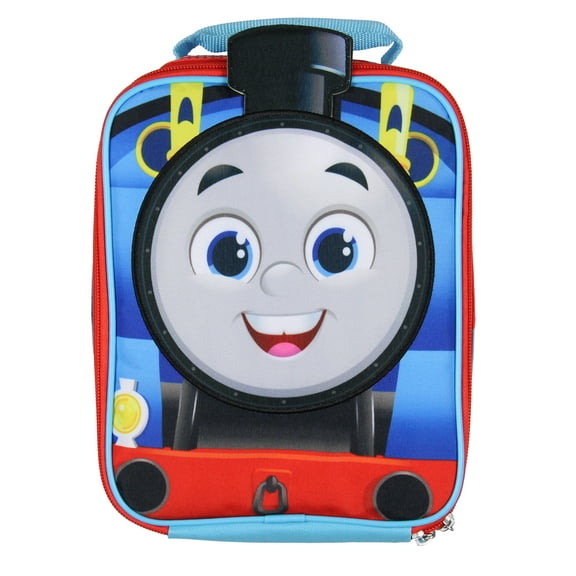 Thomas The Train Kids Lunch Box 3D Engine Insulated Lunch Bag Tote For Hot And Cold Food, Drinks, And Snacks
