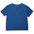 thumbnail image 2 of Tropi Mens Scrub Sets - Four Pocket Medical Scrubs Uniform (V-Neck with Cargo Pant) (Royal, XX-Large), 2 of 3