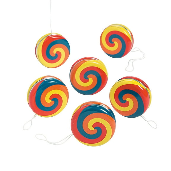 Swirl Yo-Yo - Party Favors - 12 Pieces