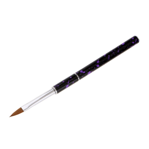 Cepillos de Uñas de La arte de de Las Lentejuelas de para Delineador de Pintura Del de - 01 Púrpura Macarena Nail Art Drawing Brush Pen