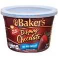 thumbnail image 4 of Baker's, Dipping Chocolate, Real Milk Chocolate, 7-Ounce Microwavable Bowls(Pack of 2), 4 of 6