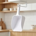 thumbnail image 4 of REGALWOVEN Ice Scoop Easy Clean Plastic Ice Shovel for Candy Buffet Kitchen, Ice Scooper for Bar, Ice Bucket, Popcorn in  White-3PCS, 4 of 7