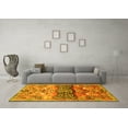 thumbnail image 3 of Ahgly Company Indoor Rectangle Animal Yellow Traditional Area Rugs, 3' x 5', 3 of 4