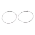 thumbnail image 3 of Book Office Metal Binder Hinge Snap Loose Leaf Ring Keyring 3pcs 3" Diameter, 3 of 5