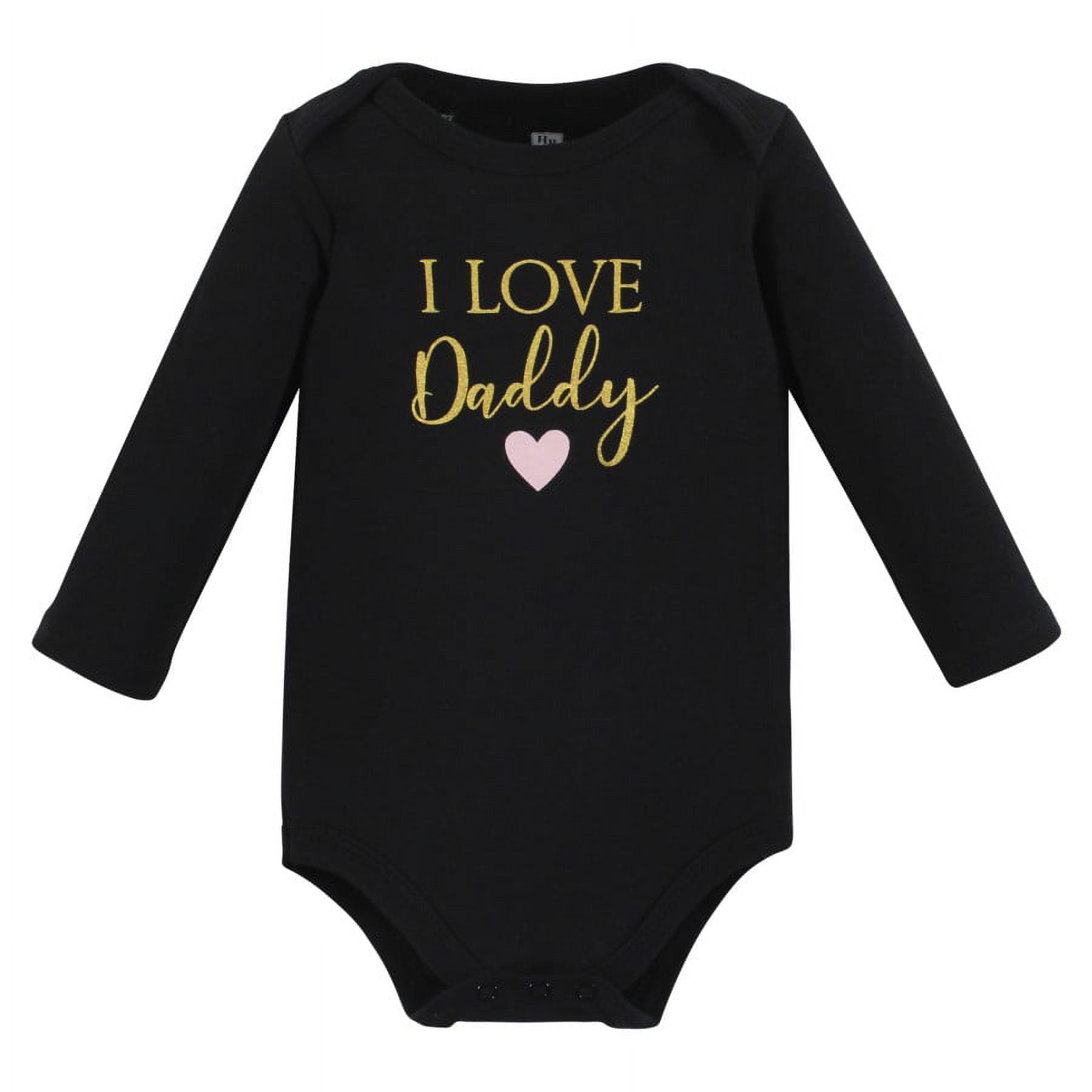 Hudson Baby Cotton Long-Sleeve Bodysuits, 3-Pack, Newborn- 24 Months