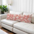 thumbnail image 2 of Coral Pink Starfish Coastal Body Pillow Cover 20 x 60 Inch Decorative Pillow Cover Shell Summer Beach Nautical Lumbar Pillowcase Seasonal Rectangle Cushion Case for Couch Sofa Bed Living Room, 2 of 9