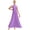 Light Purple, variant on Women's Long Lyrical Dance Costume Sleevelss Modern Contemporary Dress Dancewear Burgundy S