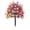 Mixcolor, variant on Fall Artificial Flowers with Ground Spikes, Topiary Flower Balls Fake Flower Bushes, Outdoor/Indoor UV Resistant & Waterproof Artificial Flower Decor for Urn Filler Decorations