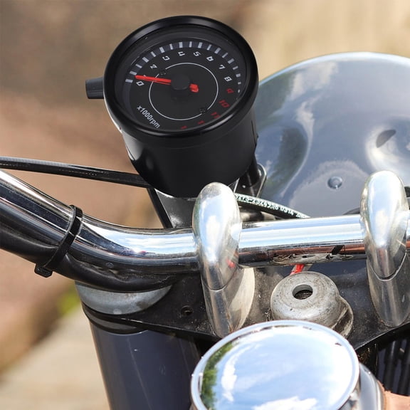 BESTYASH Universal Single Cylinder Motorcycle Tachometer with LED Gauge for Modified Motorbikes