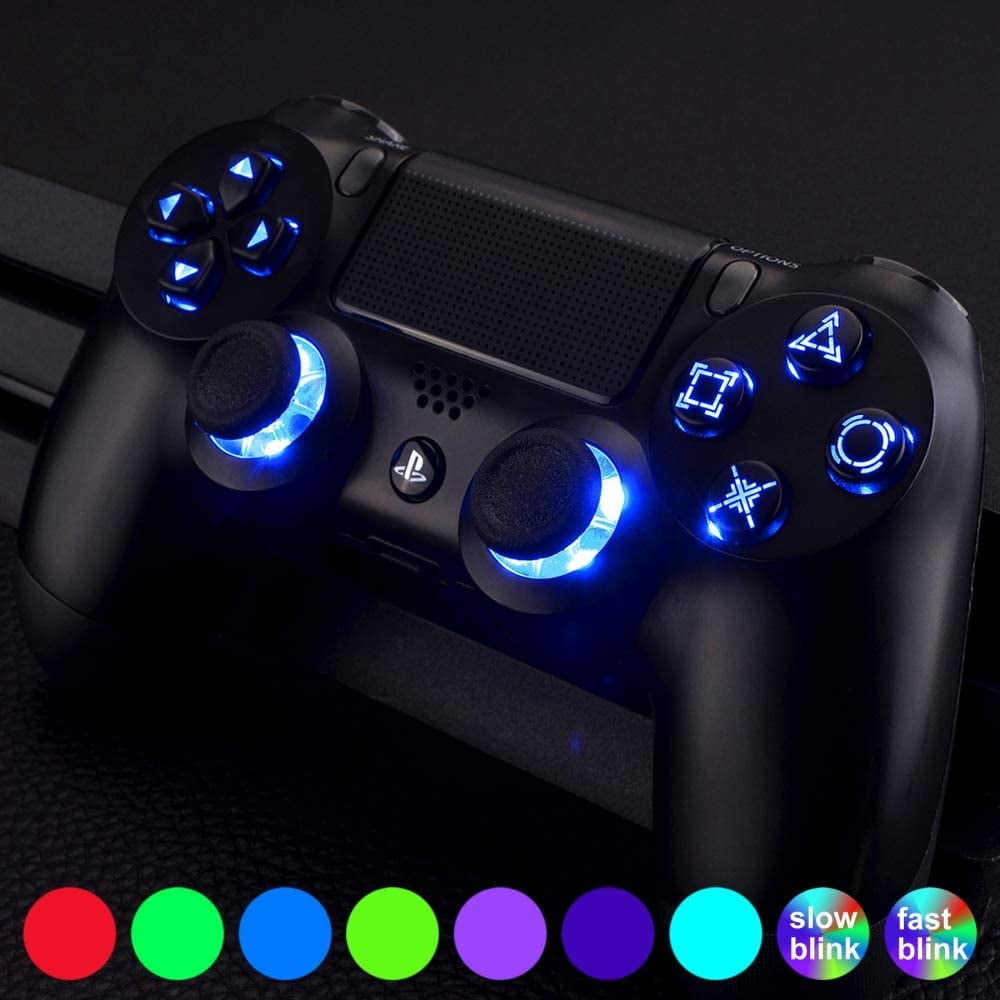 Multi Colors Luminated D Pad Thumbsticks Face Buttons Dtf Led Kit For Ps4 Controller 7 Colors 9 Modes Touch Control With Classical Symbols Buttons Walmart Com Walmart Com Multi Colors Luminated D Pad Thumbsticks Face Buttons Dtf Led Kit For Ps4 Controller 7 Colors 9 Modes Touch Control With Classical Symbols Buttons Walmart Com Walmart Com