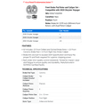 thumbnail image 2 of Front Brake Pad Rotor and Caliper Set - Compatible with 2020 Chrysler Voyager, 2 of 2