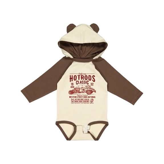 Inktastic Hot Rods Race Classic Boys Long Sleeve Baby Bodysuit
