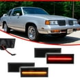 thumbnail image 2 of GTINTHEBOX 4PCS Smoked Front & Rear LED Side Marker Lights For 1981-1988 Oldsmobile Cutlass 442, 2 of 10