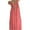 Pink, variant on Navy A-Line Dress for Women Sleeveless Casual Dresses for Women Solid Tassels V-Neck Plus Size Dresses 2XL