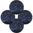 thumbnail image 2 of Starry Night Round Placemats Washable Placemats Non-Slip Heat-Resistant Table Place Mats for Dining Kitchen Holiday Party Table 15.4"-6PCS Home Decor, 2 of 7