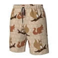 thumbnail image 4 of Fotbe Cartoon Squirrel Trajes de Baño Estampados para Hombre, Shorts de Verano de Secado Rápido, Ropa de Playa, Bañadores-Large, 4 of 6