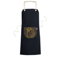 thumbnail image 1 of Culture Black Yellow Hand Pattern Apron Bib Sarong Cooking Baking Kitchen Pocket Pinafore, 1 of 3