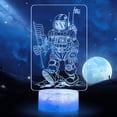 thumbnail image 1 of YSITIAN Spaceman Night Light for Kids, 3D Illusion Astronaut Lamp, USB Powered Table Nightlight, 16 Color Changing with Remote, Xmas Birthday Holiday Gifts Room Decor YT-7684, 1 of 7