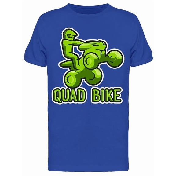 Quad Bike On Green Tee Men's -Image by Shutterstock