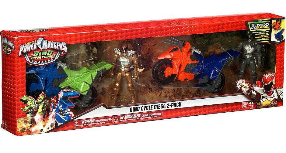 POWER RANGERS DINO SUPER CHARGE NEW!!! BANDAI Dino cycle mega 2-pack